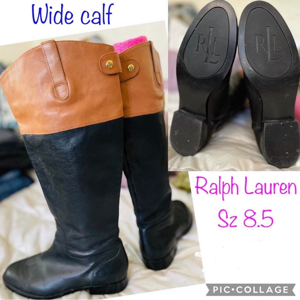 Ralph Lauren leather riding boots